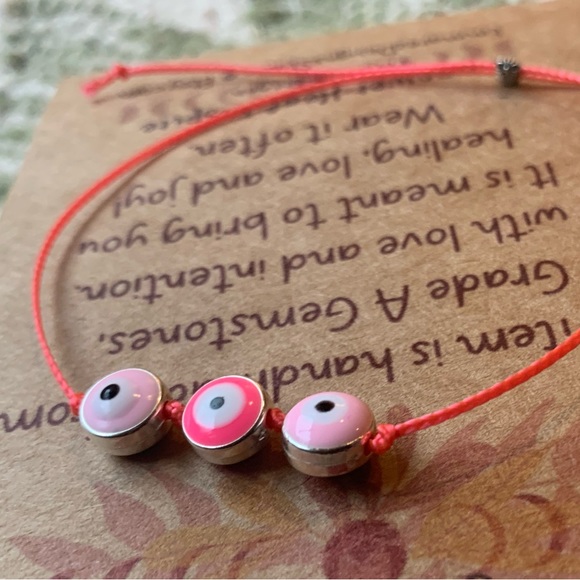 🧿NWT✨ Evil Eye 🧿 protection bracelet ✨Hand Made🧿 - Picture 1 of 7